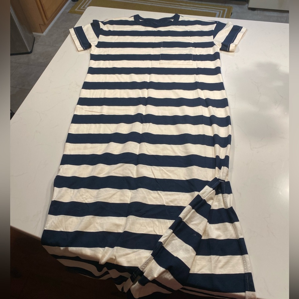 Everlane striped maxi t-shirt dress